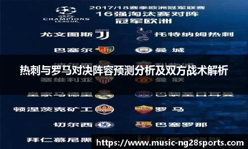 热刺与罗马对决阵容预测分析及双方战术解析
